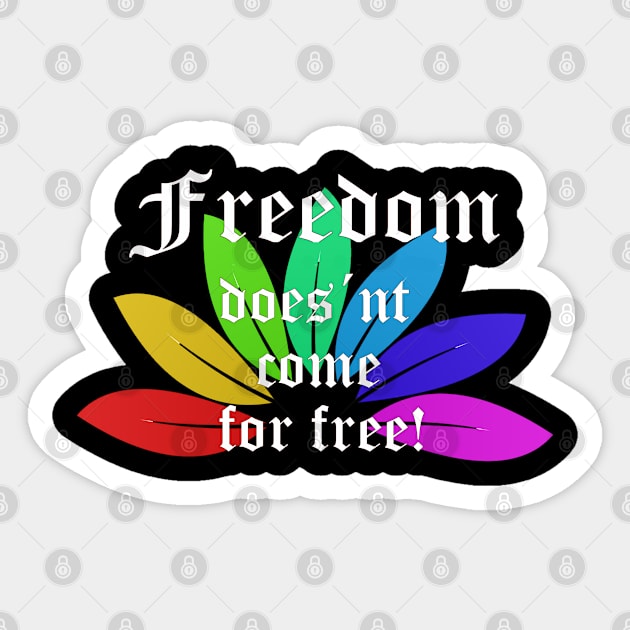 Freiheit Sticker by shirtsandmore4you